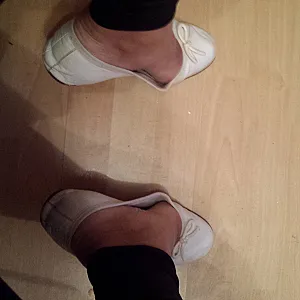 Ich in Leggins und Ballerina Galeriebild