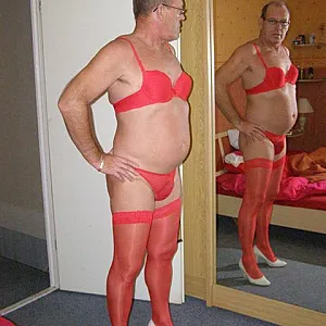 in red dessous gallery image