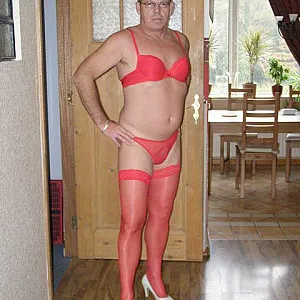 in red dessous gallery image