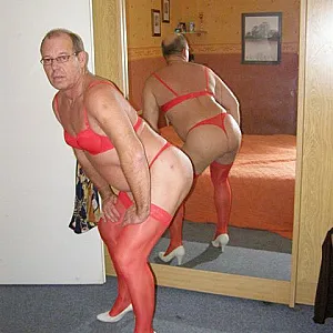 in red dessous gallery image