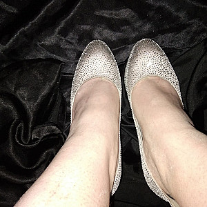 sexy silber high heels Galeriebild