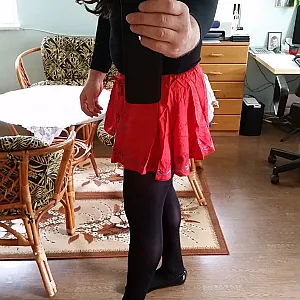 outfits in front of mirror 1 gallery image