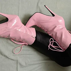 pinke stiefeletten Galeriebild