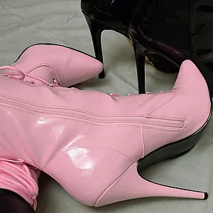 pinke stiefeletten Galeriebild