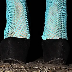 Netzoutfit, High Heels  und zeigegeil Galeriebild