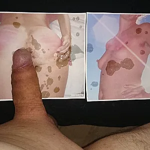 cum on ass and tits gallery image
