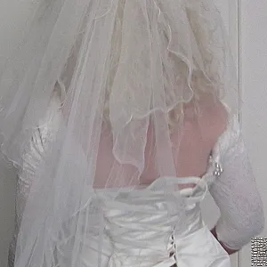 Mein weißes Brautkleid und neue Overknees Galeriebild