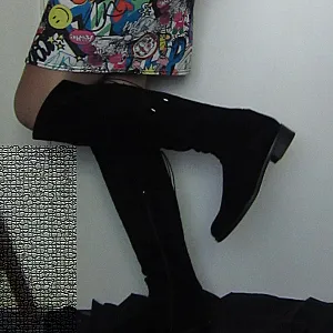 Mein weißes Brautkleid und neue Overknees Galeriebild