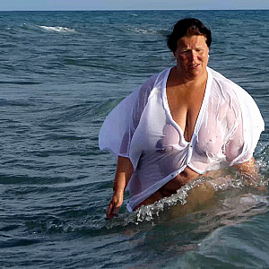 I bathe with shirt in the stormy sea 1 gallery image