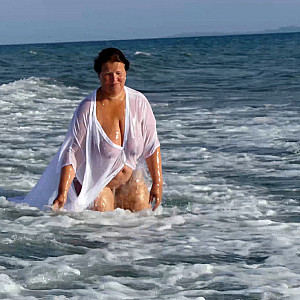 I bathe with shirt in the stormy sea 1 gallery image