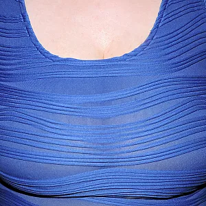 Blau und Weiß Outdoor Galeriebild