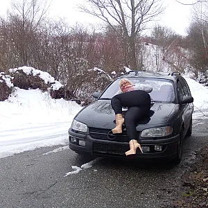 Hot Girl cold Snow gallery image