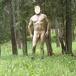 Nackt in der Natur Galeriebild