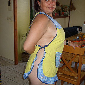 naked under my nylon apron gallery image