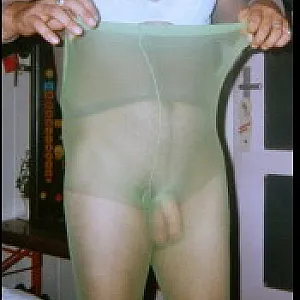 Green pantyhose fun gallery image