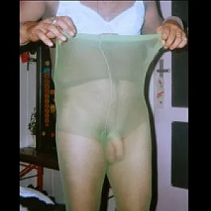 Green pantyhose fun gallery image
