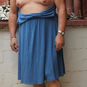 blue skirt gallery image