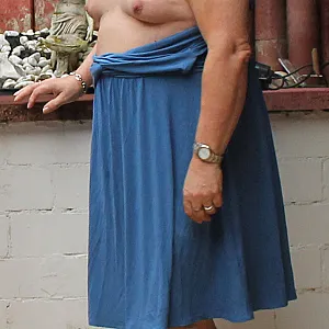 blue skirt gallery image