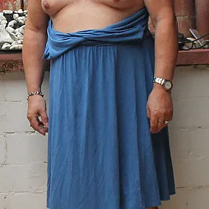 blue skirt gallery image