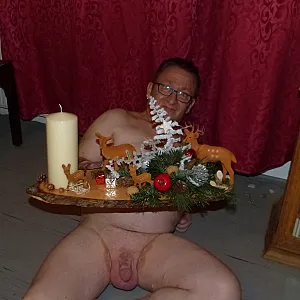 55Paul55 nackt zur Weihnachtszeit Teil 3 Galeriebild