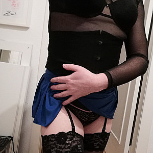 crossdresser in corsage gallery image