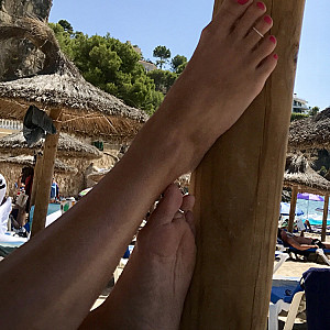 Pink Toes Urlaub Galeriebild