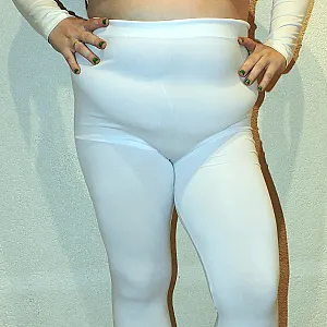 sexy and horny in white gallery image