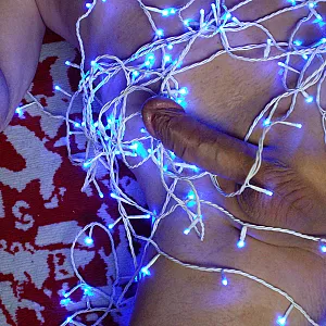Weihnachtsdeko und Lichterkette Galeriebild
