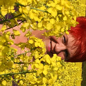 Bare tits in field gallery image