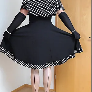 Swing Skirt with Cape gallery image