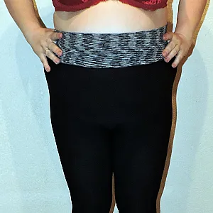 Sexy in Halbleggins und Nylons Galeriebild