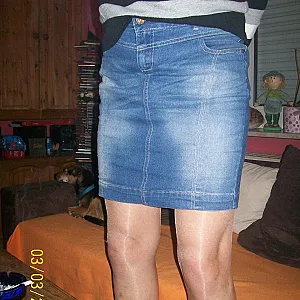 my husband in Skirt in stockings gallery image