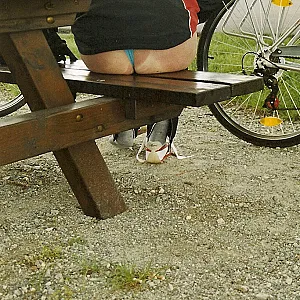 Riding the bike gallery image