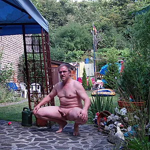 nudism in the garden gallery image