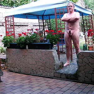 nudism in the garden gallery image