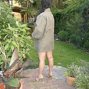 P.girl only with jacket and Heels part 1 gallery image