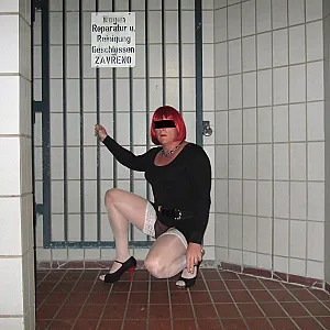 Ich am Parkplatz Galeriebild