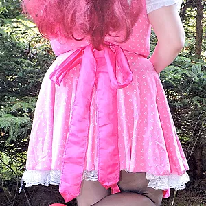 in pink skirt gallery image