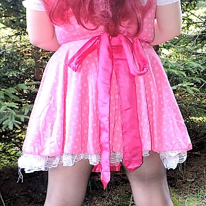 in pink skirt gallery image