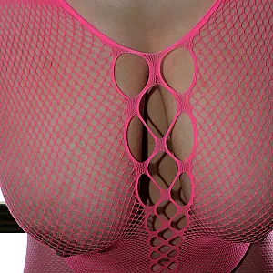 im Rosa Netzoutfit Teil 2 Galeriebild