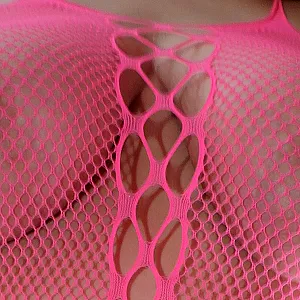 im Rosa Netzoutfit Teil 2 Galeriebild
