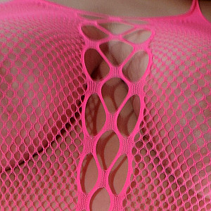 in pink fishnet 2 gallery image