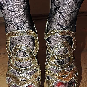golden heels and nylons gallery image