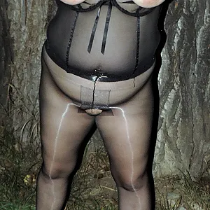 Steffi geil in schwarz Galeriebild