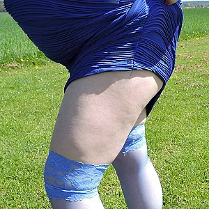 blue skirt gallery image