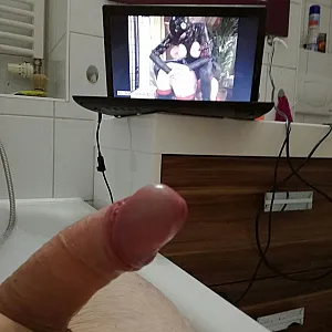 Im Bad, leider nur alleine Spaß Galeriebild
