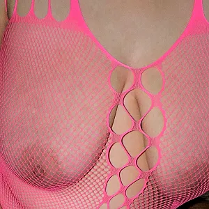 pink fishnet on beach gallery image