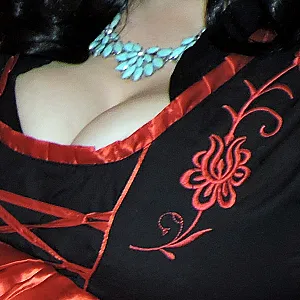 hot in red dirndl gallery image