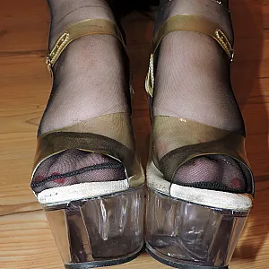 Sexy black und gogo Heels Galeriebild