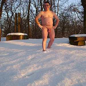55Paul55 Ist Nackt  auch  im Winter Galeriebild